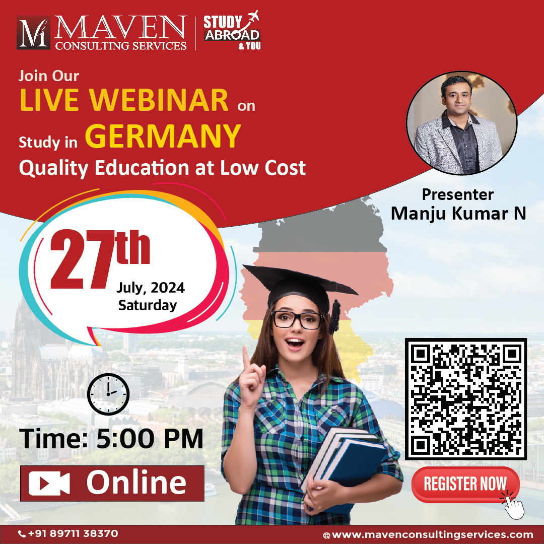 Live Webinar on Study in Germany - Quality Education at Low Cost