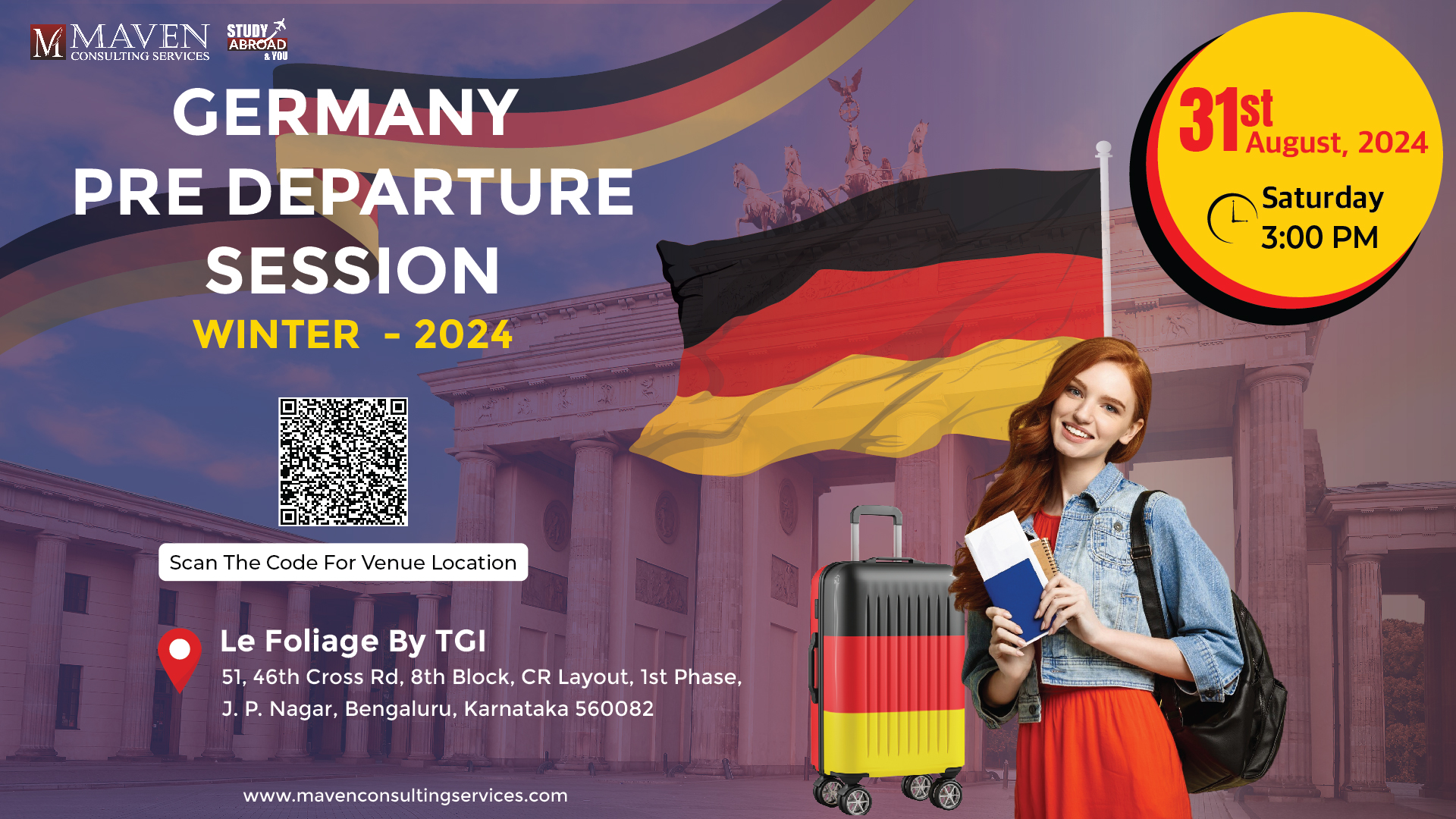 Germany pre departure invitation